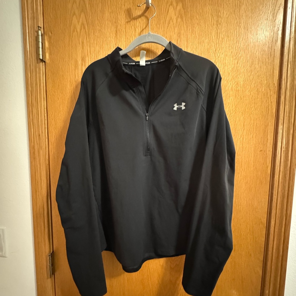Under Armour Black Performance run Quarter-Zip xl new